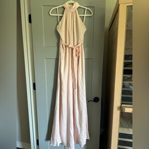 Lovers + Friends Pink Wide Leg Jumpsuit